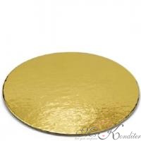 Подложка 0.8 мм золото диаметр 24 см.