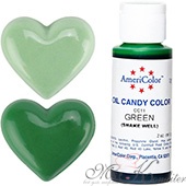 Краситель пищевой Americolor Candy Green (зеленый), 56гр.