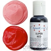Краситель пищевой AmeriColor Super Red (супер красный), 21 гр.