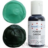 Краситель пищевой AmeriColor Forest Green (зеленый лес), 21 гр.