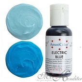 Краситель пищевой AmeriColor Electric Blue (голубой электрик), 21 гр.