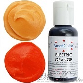 Краситель пищевой AmeriColor Electric Orange (оранжевый электрик), 21 гр.