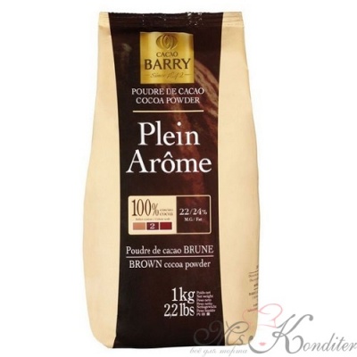 Какао-порошок 22-24% Plein Aroma Barry Callebaut, 1 кг.
