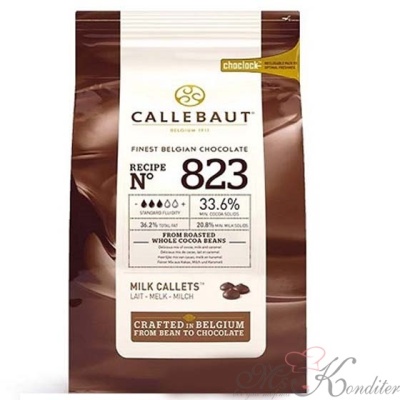 Бельгийский молочный шоколад 33,6% Barry Callebaut 200г.
