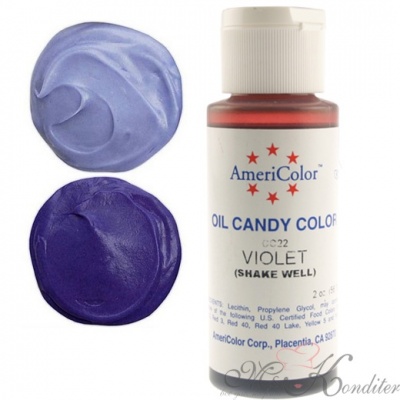 Краситель пищевой Americolor Candy Violet (фиолетовый), 56гр.