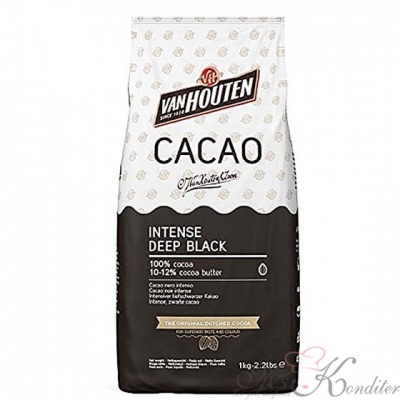 Какао-порошок чёрный "Van Houten Intense Deep Black" 200 г