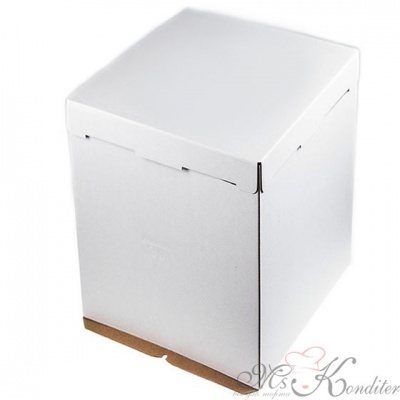 Коробка для торта Гофрокартон, Pasticciere 30х30х45 см.