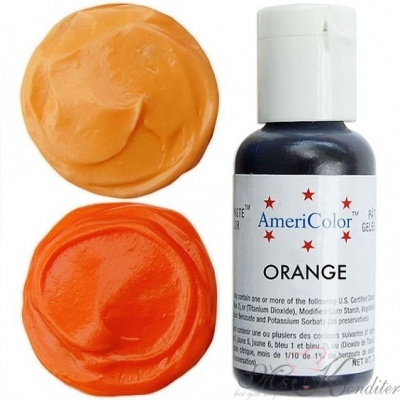 Краситель пищевой AmeriColor Orange (оранжевый), 21 гр.