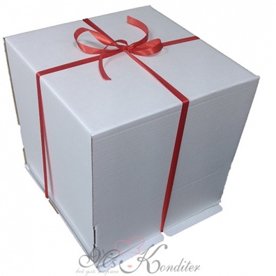 Коробка для торта Гофрокартон, 35х35х35 см.