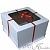 Коробка для торта с окном Гофрокартон, 30х30х19 см.